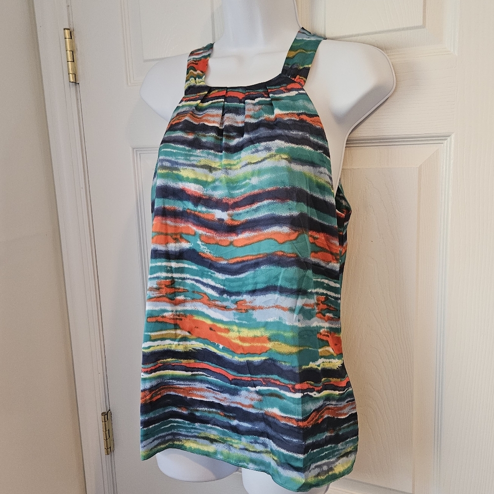 Violet & Claire Water Color Halter Style top size medium